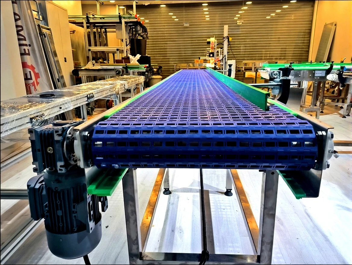 g64bybvmhnrmc0cv41c8grjzgm Stainless Modular Belt Conveyor System for Food - Image 1