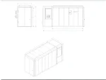 1200x6200x1500 mm Electric Box Type Paint Oven - Image 2