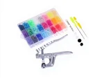 Plastic Snap Fastener Attachment Pliers 360 pcs Colorful Button Snap Set - Image 3
