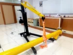 1 Ton Steel Cable Mobile Hydraulic Workshop and Garage Crane - Image 2