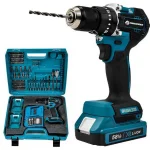 84 Piece Dual Cordless Drill Cordless Drill