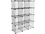 12 Compartment Metal Wire Portable Modular Toy Cabinet Multi-Purpose Organizer Shelf - Image 7