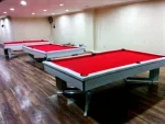 Red Cloth White American Pool Table - Lb-Kbam - Image 7