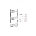 Baymak Oval Chrome Towel Radiator