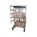 Stainless Steel Rotating Transport Trolley