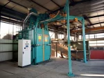 2000-10000 Kg 5 Turbine Hanging Sandblasting Machine