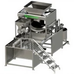 20-80​​​​​​​ Kg / Batch Automatic Nut Salting and Sauce Machine