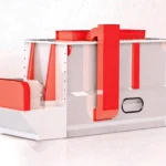 Single Shaft 37 Kw Feed Mixer