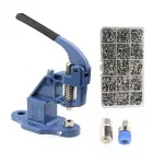 10.5 Mm 200 Sets Metal Snap Fastener And Hand Press Insert Fastener Complete Set