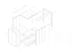 1200x6200x1500 mm Electric Box Type Paint Oven - Image 9