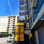 Acrobat 2000 M Rental External Elevator for Construction Loads and Personnel