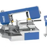 420X600 Mm Inclined Semi-Automatic Band Saw Machine