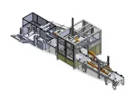 6-8 Boxes / Minute Single Layer Single Head Robotic Box Filling Line