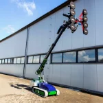 800 Kg (5.55M) Lifting Capacity Railed Glass Handling Robot