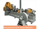 Ø135x110 Mm 200-260 Kg/H Plastic Recycling Conical Pellet Extruder - Image 3
