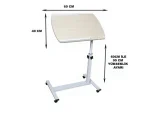 Q Q83 Laptop Stand with Wheels with Adjustable Seat Side Height and Tilt - Image 7