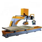 Hidrolik Damperli 4 Tarafa 45 Full Otomatik Dönerbaşlıklı Mermer Ve Granit Kesim Makinası