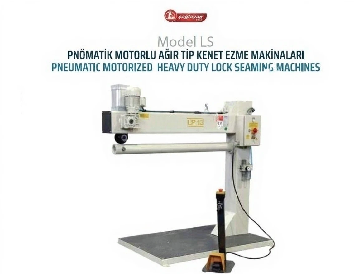 hnqvbqph1drmr0cvhf0vh3nr1m Pneumatic Motor Heavy Type Folder Seam Crushing Machine - Image 1