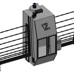 2250x5000 mm Servo Vertical Glass Sandblasting Machine