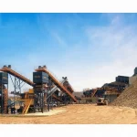 200-350 Tph Stationary Crusher Plant with Apron and Wobbler Feeder