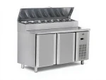 500 Liter 3-Door Pizza Salad Preparation Cabinet