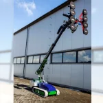 800 Kg (4.75M) Rail Glass Transport Robot with Lifting Capacity