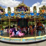 8 Meter 28 Person Park Model Carousel