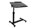QQ83 Wheeled Tilt Height Adjustable Computer Laptop Desk Stand - Image 8