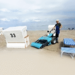 Mobile Beach Sand Cleaning Machine