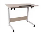 Portable Adjustable Height and Tilt Rolling Laptop Study Desk - Image 3