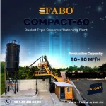 60 m3/Hour Bucket Concrete Plant