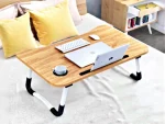 Bamboo Color Portable Laptop Desk Multifunctional - Image 2