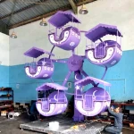 5 Bucket 20 Person Mini Carousel