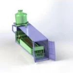 5000 Kg / Day Mobile Container Type Mold Ice Machine