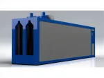 1500x2300x8000 mm Electric U Type Electrostatic Paint Oven - Image 6