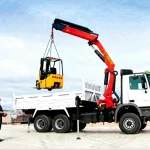 10000 Kg (21.3 Mt.) Vehicle-Mounted Foldable Boom Mobile Crane