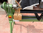Manual Wood Lathe Machine with Mirror - Image 2