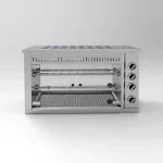 15'Li (3 Skewers) Tabletop Gas Chicken Rotisserie Machine