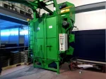 3 Turbine Hanging Sandblasting Machine