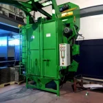 3 Turbine Hanging Sandblasting Machine