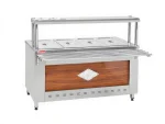 Buffet Restaurant Type Standing Bain-Marie Counter Table