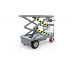 400 Kg 158 Cm Fully Electric Mobile Scissor Lift Platform - Image 4