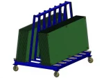 1500 Kg Wheeled Glass Transport Table - Image 4