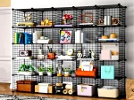 25 Grid Compartment Metal Wire Portable Modular Multi-Purpose Organizer Rack - Image 3