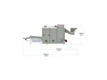 80-200 Kg / Hour 3 Belt Nut Roasting Machine - Image 3