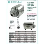 35 Ton / Hour Fully Hygienic Centrifugal Milk Pump