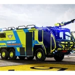 710-770 HP Powerful 6x6 Airport Fire Truck
