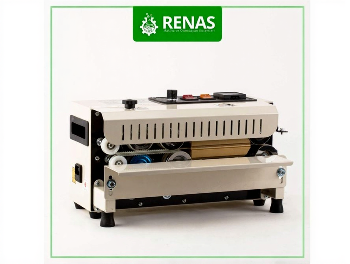 jzmqa45055rme0ctn34rj4eq3w 6-12 Meters/Minute Mini Size Automatic Bag Sealing Machine - Image 1