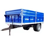 Single Axle Double Tire 8 Ton Dump Trailer