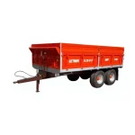 Two-Axle Trailer Type 6 Ton Dump Trailer